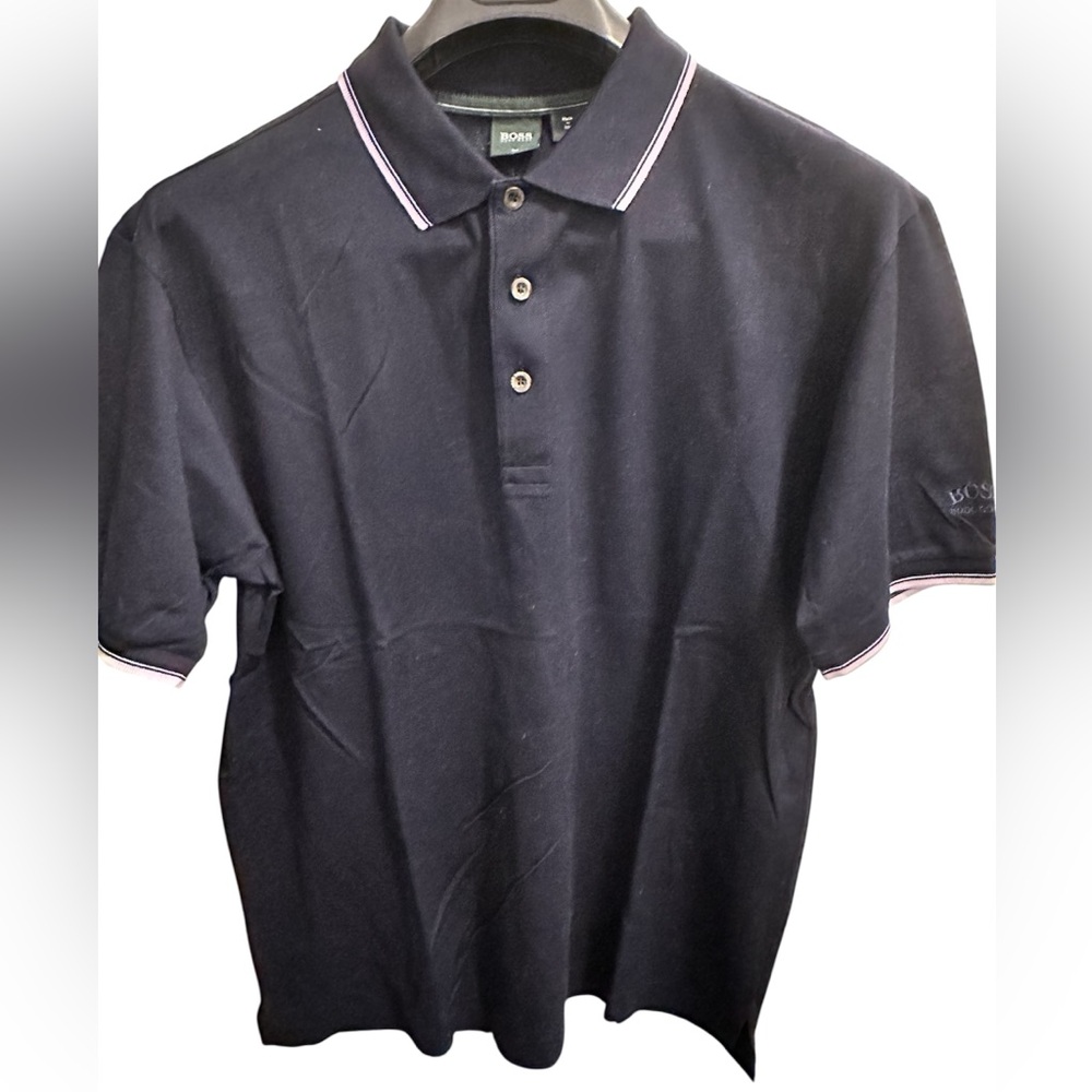 BOSS by hugo Boss golf polo shirt . Navy blue size L